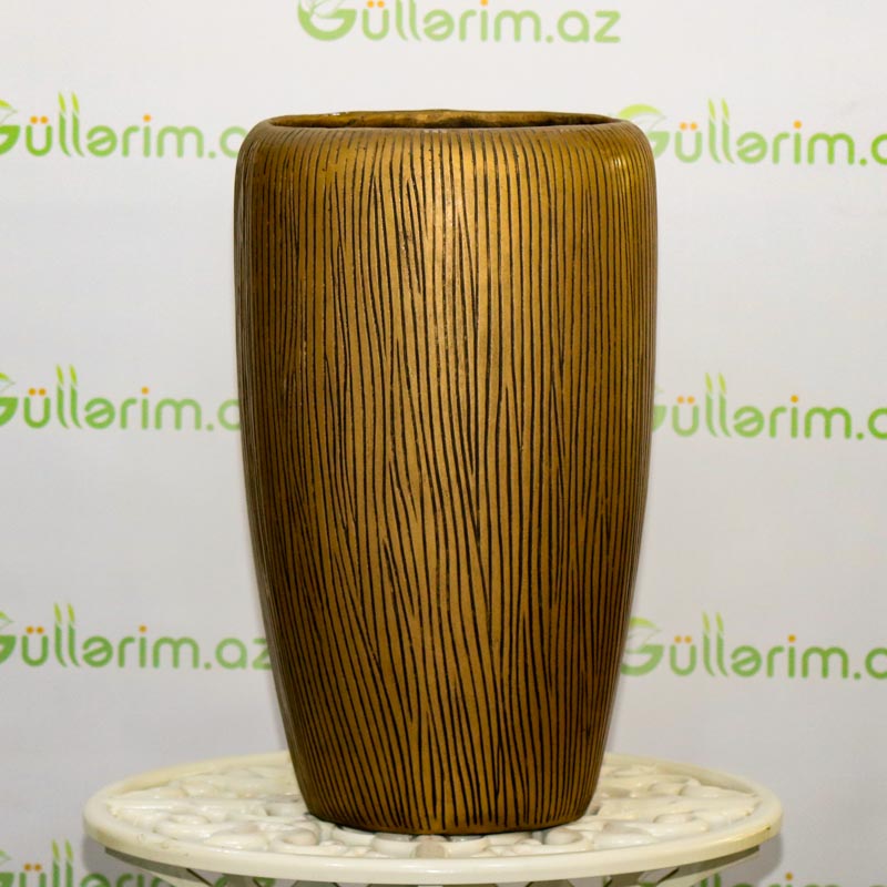 Composits Twist Vase Round Tall Planter Pot