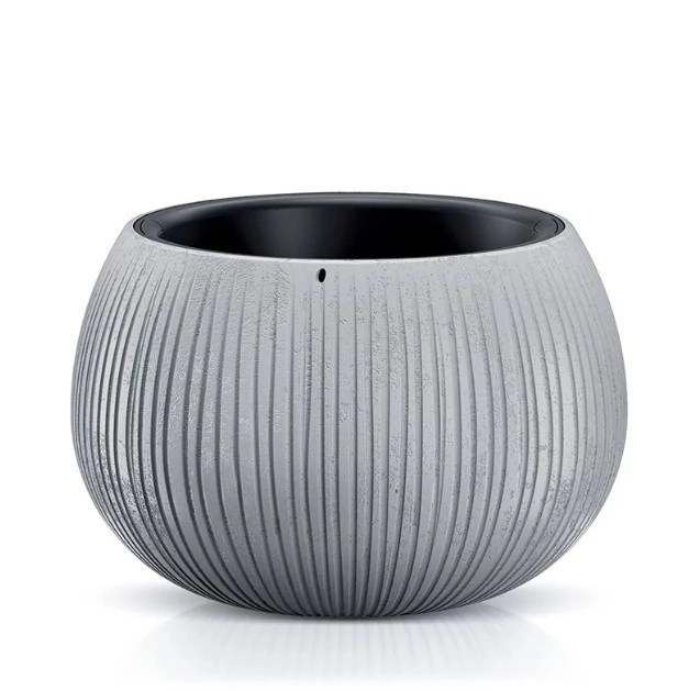 Beton bowl flowerpot donica (grey)
