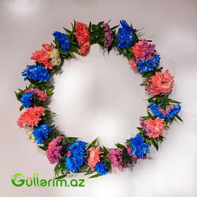 Halqavari Gül Çələngi rəbgli (Gul celengi)