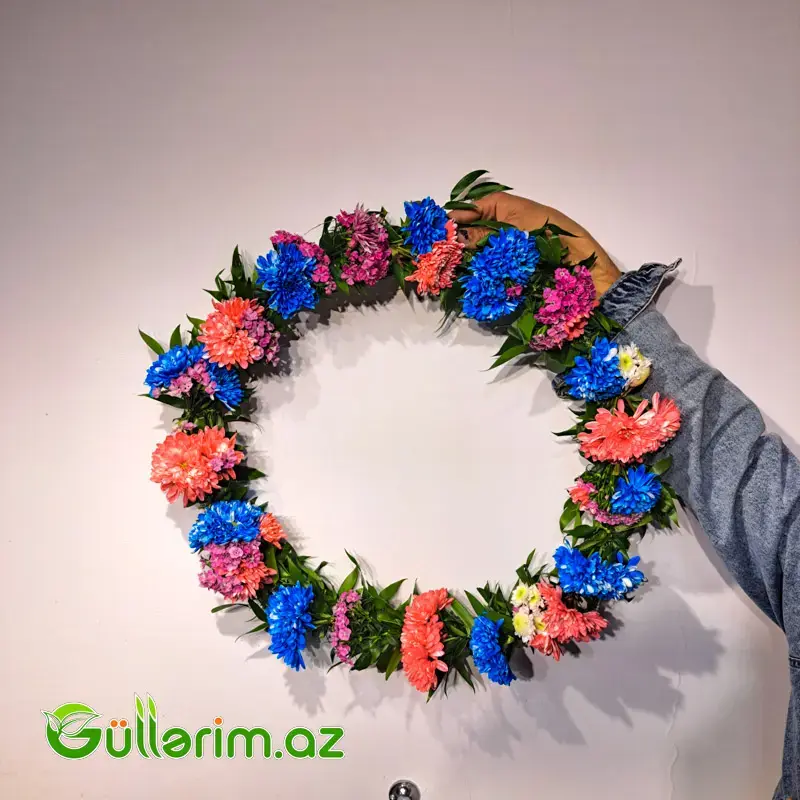 Halqavari Gül Çələngi rəbgli (Gul celengi)