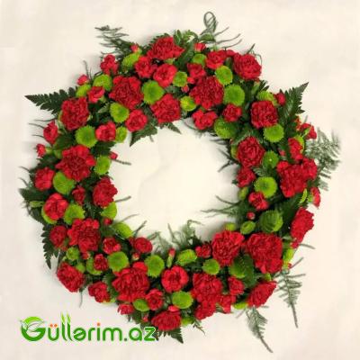 Halqavari Gül Çələngi qərənfil (Gul celengi)