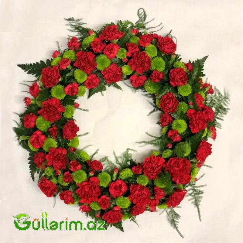 Halqavari Gül Çələngi qərənfil (Gul celengi)