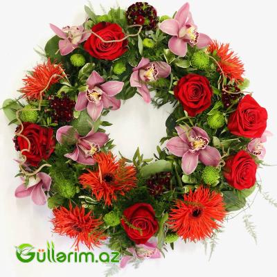 Halqavari Gül Çələngi (Gul celengi)