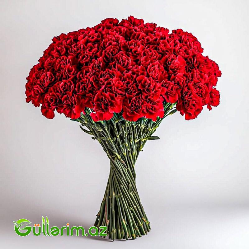 Qırmızı Qərənfil – 50 ədədlik dəstə