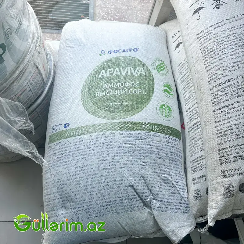 APAVIVA Ammofos (Ammonium Phosphate) – PhosAgro, 12-52 NPK, 50 kq