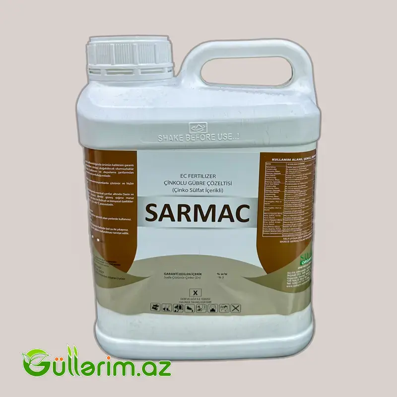 Sarmac (Çinkolu Gübrə Çözeltisi - Sink Sülfat Tərkibli)