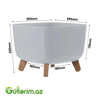 Lamela Dibçək (Ayaqlı Model)