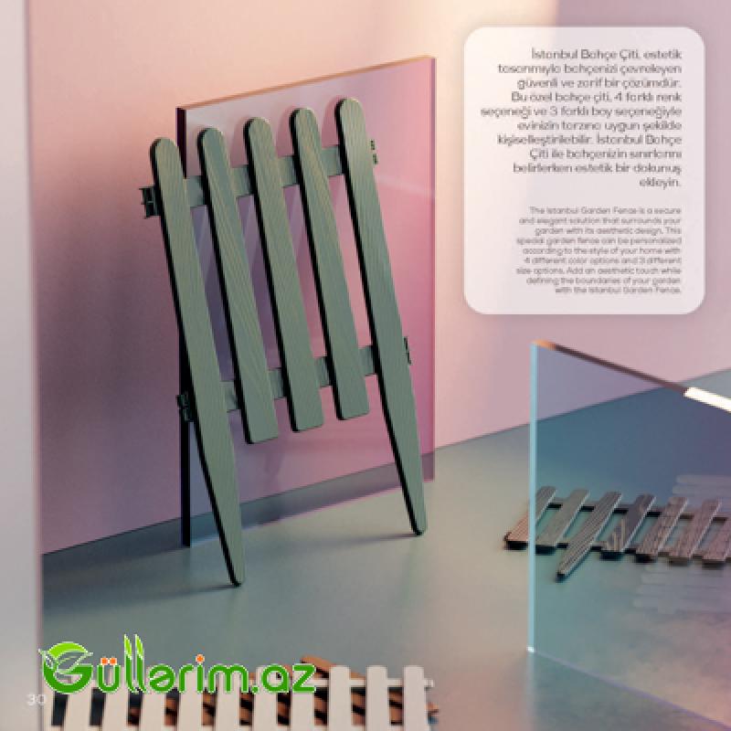 Ağ Plastik Bağ Çəpəri