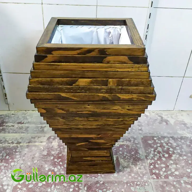 Taxta dibçək (Əl işi) № 01