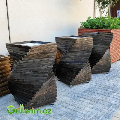 Taxta dibçək (Əl işi) № 06