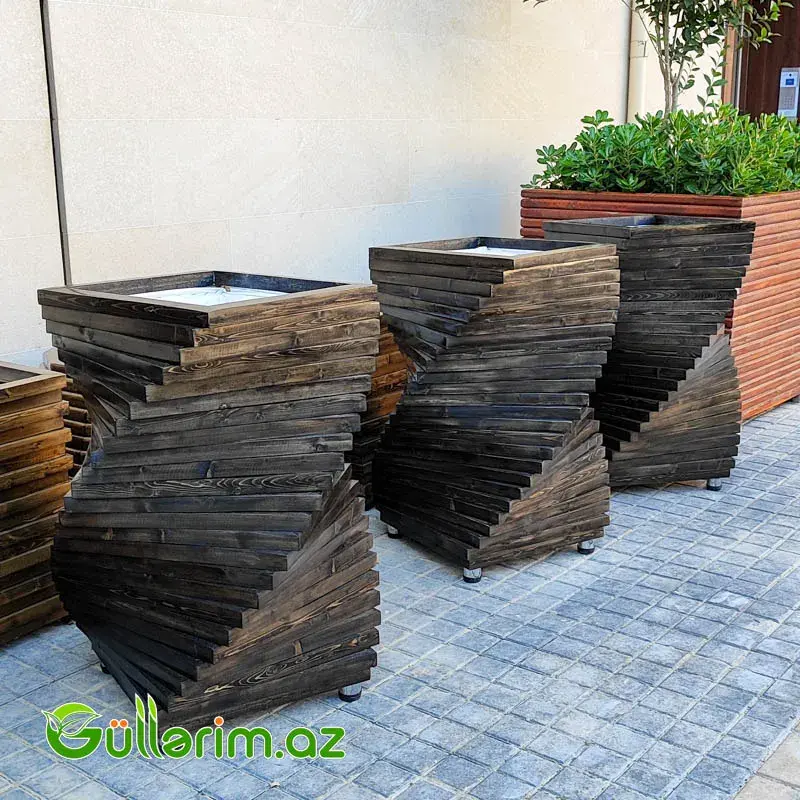 Taxta dibçək (Əl işi) № 06