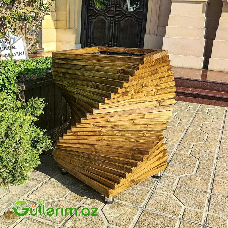 Taxta dibçək (Əl işi) № 08