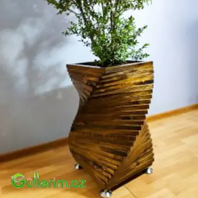 Taxta dibçək (Əl işi) № 016