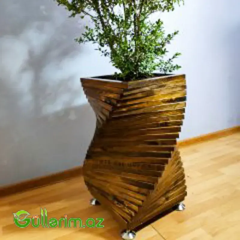 Taxta dibçək (Əl işi) № 011