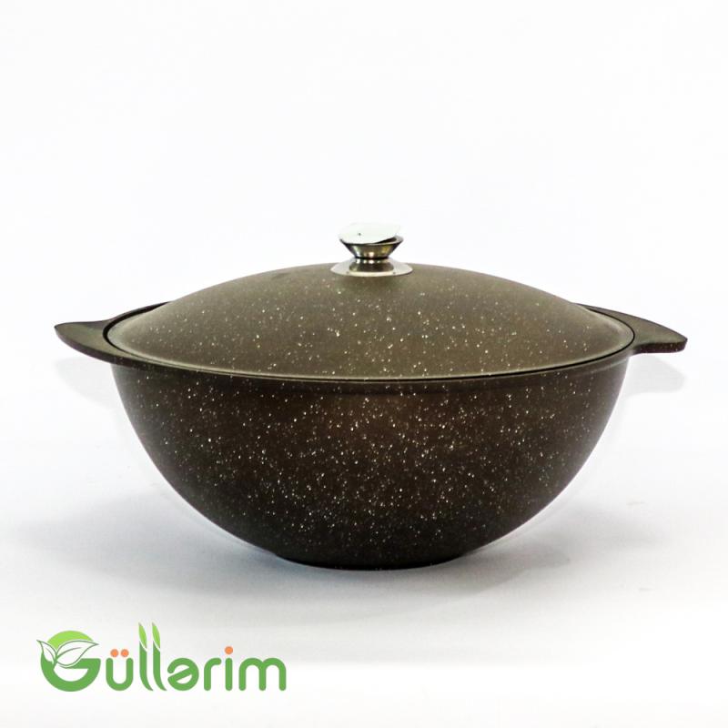 Qranit Plov Qazanı – Qapaqlı, Yapışmayan Örtüklə
