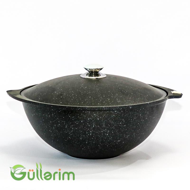 Qranit Plov Qazanı – Qapaqlı, Yapışmayan Örtüklə