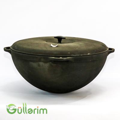 Çuqun Plov Qazanı – Qapaqlı, Dərin Model