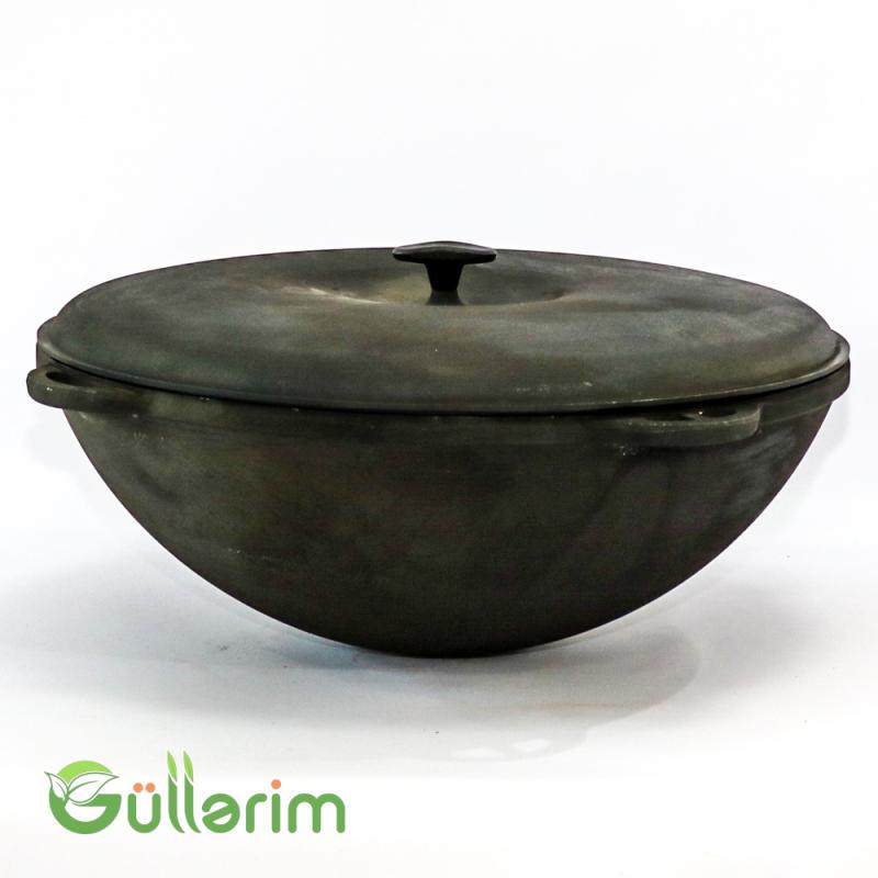 Çuqun Plov Qazanı – Qapaqlı, Dərin Model