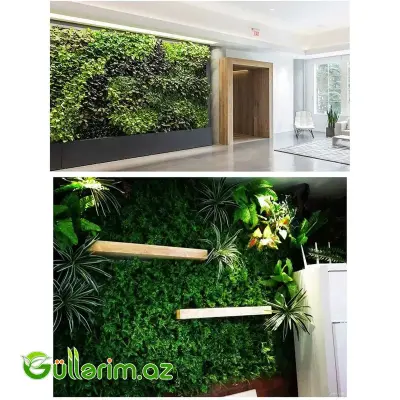 Dekorativ bitki paneli