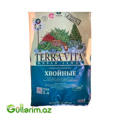 Terra Vita İynəyarpaqlı Bitkilər üçün Torpaq - Torf (5 L)